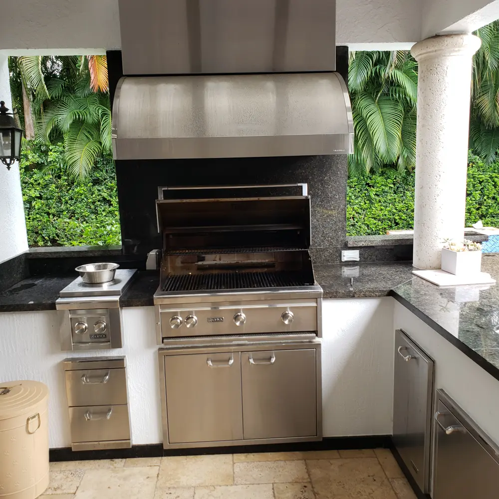 Outdoor kitchen revival — before
