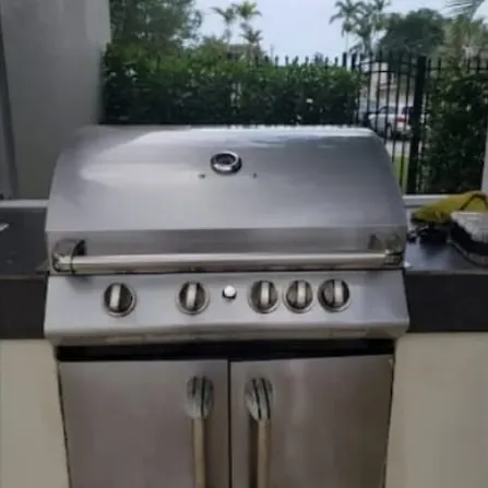 Built-in cleaned and polished — after