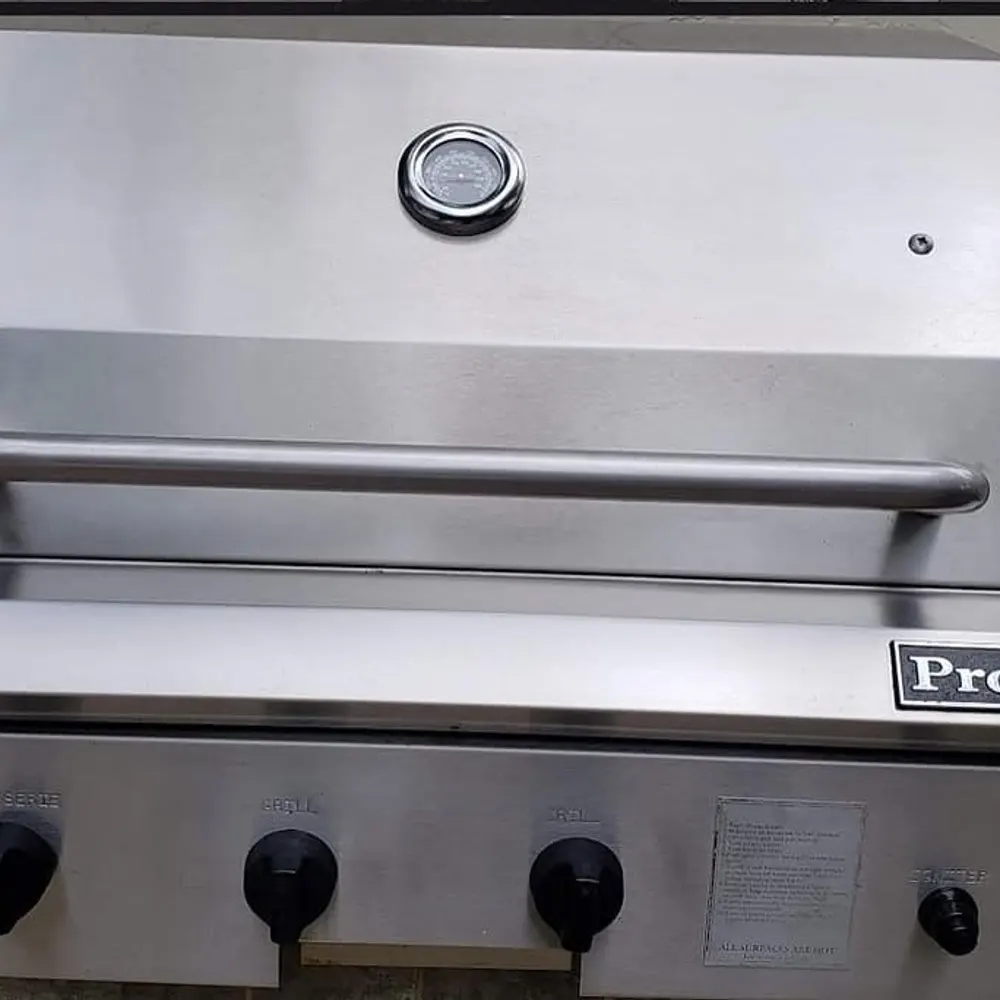 ProFire hood, polished — after